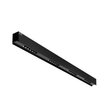 GOYA GY 8041-15 Siyah/Beyaz Kasa 50 Watt 150 cm Sıva Üstü Lensli Lineer Armatür