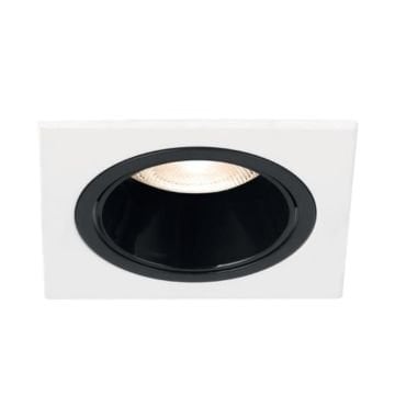 Braytron BH03-00710 Beyaz-Siyah Sıva Altı Kare Spot Kasası (GU10 Duylu)