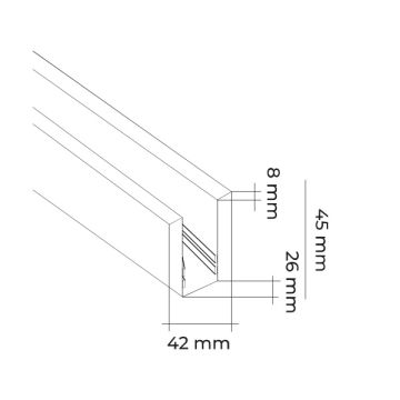 MOLLED MOL6014-1 1 Metre Sıva Altı Yaylı Magnet Ray
