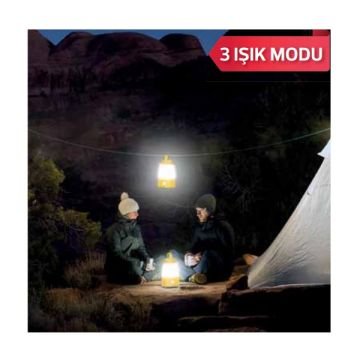 HOROZ 084-036-0025 CRESPO 3 Işık Modlu 25 Watt Şarjlı LED Işıldak