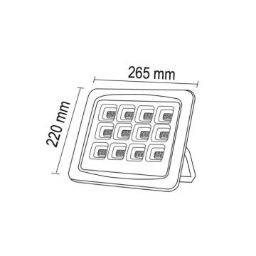 FORLIFE FL-3142 120 Watt Solar Projektör - Beyaz Işık (6500K)