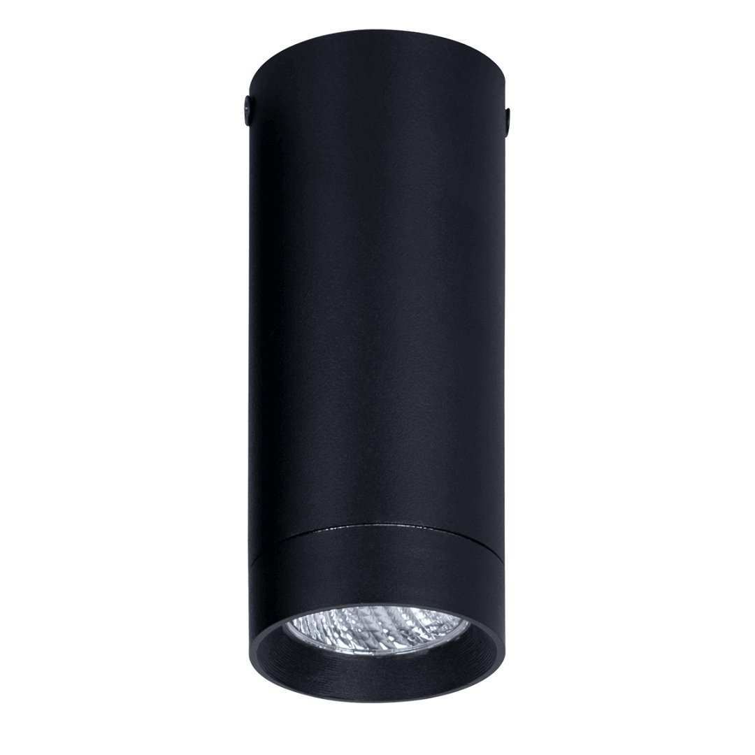 goldX ZE027 6x14 cm Siyah/Beyaz Sıva Üstü Silindir Spot (GU10 Duylu)