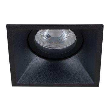 goldX ZE647-BK Siyah Sıva Altı Kare Spot Kasası