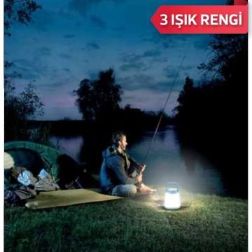 HOROZ 084-037-0015 VERON 15 Watt 3 Işık Renkli Şarjlı LED Işıldak (Beyaz + Iık Beyaz + Gün Işığı)