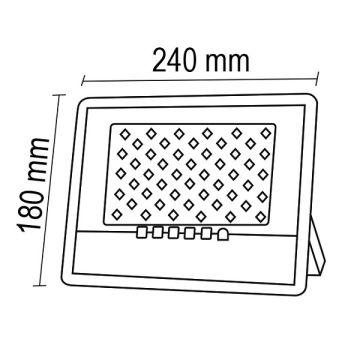 FORLIFE FL-3146 100 Watt Solar Projektör - Beyaz Işık (6500K)