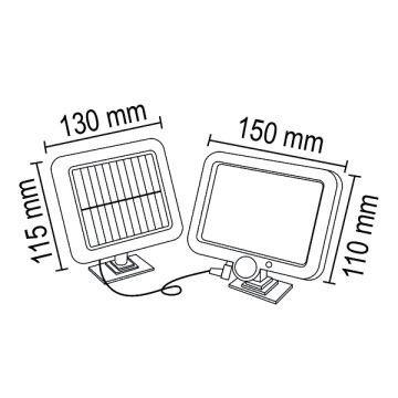 FORLIFE FL-3228 60 Watt Solar Projektör