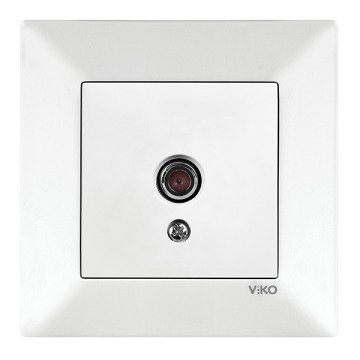 VİKO Karre/Meridian 90967010 TV Prizi (Sonlu) [Beyaz]