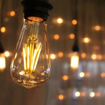 K2 GLOBAL KES616 4 Watt ST64 LED Rustik Armut Ampul - Sarı Işık (2700K)