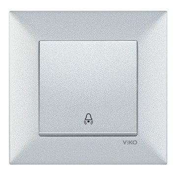 VİKO Novella/Trenda 92605006 Zil Anahtarı Düğmesi [Gümüş]
