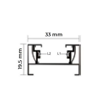 ACK AY40-00130 3 Metre Beyaz Monofaze Ray