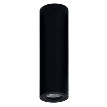 goldX ZE028 7x24 cm Siyah/Beyaz Sıva Üstü Silindir Spot (GU10 Duylu)