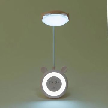ACK AF11-10010 Dimli ve Dokunmatik Şarjlı LED Masa Lambası - Mavi - 3 Işık Renkli (Beyaz + Ilık Beyaz + Gün Işığı)