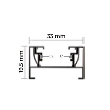 ACK AY40-00120 2 Metre Beyaz Monofaze Ray