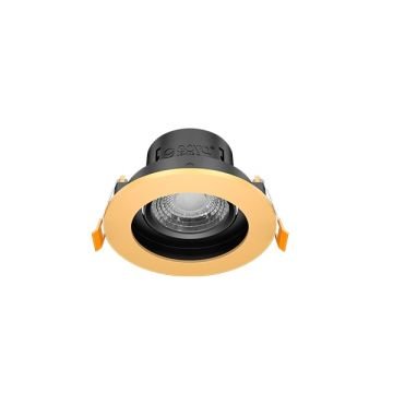 GOYA GY 1741-8 8 Watt Gold-Siyah Sıva Altı Yuvarlak LED Spot