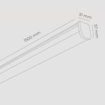 MOLLED MOL313 65 Watt 150 cm Nemliyer LED Etanj - IP65 (SAMSUNG/OSRAM LED & PHILIPS/TRIDONIC Driver)