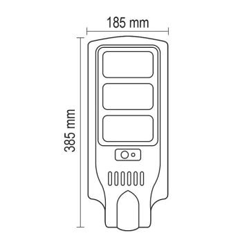 FORLIFE FL-3351 90 Watt Solar Sokak Armatürü - Beyaz Işık (6500K)