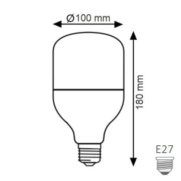 K2 GLOBAL KES131 30 Watt Torch LED Ampul