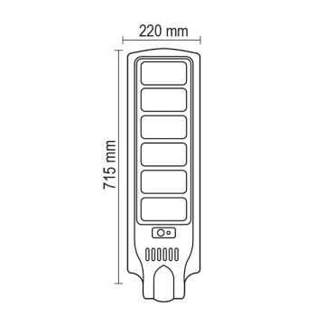 FORLIFE FL-3354 180 Watt Solar Sokak Armatürü - Beyaz Işık (6500K)