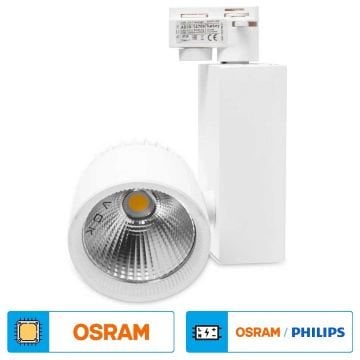 ACK AD30-14700 40 Watt Beyaz Kasa LED Ray Spot - OSRAM LED & OSRAM/PHILIPS Driver - Gün Işığı (3000K)