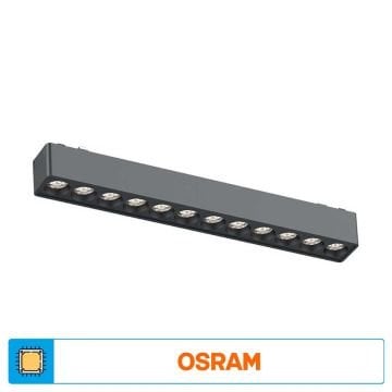 ACK AD45-02211 12 Watt 23 cm Lensli OSRAM LED Magnet Armatür - Ilık Beyaz (4000K)