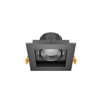 GOYA GY 1742-8 8 Watt Siyah Sıva Altı Kare LED Spot