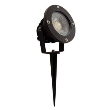 ACK AT25-00381 10 Watt Kazıklı LED Çim Armatürü - Metal Gövde - Amber