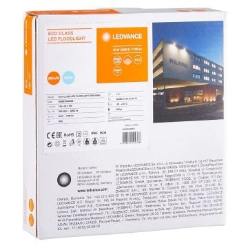 LEDVANCE 20 Watt LED Projektör - Beyaz Işık (6500K) [FloodLight 20W 6500K PFM IP65]