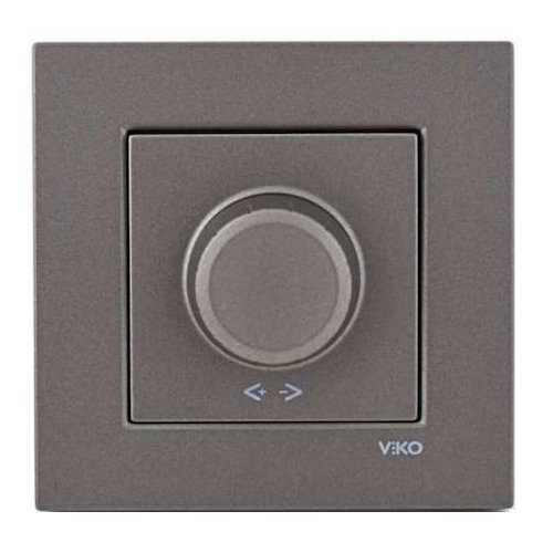 VİKO Novella/Trenda 92605384-P Pro Rotatif Dimmer Düğmesi [Antrasit]