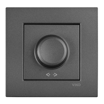 VİKO Novella/Trenda 92605484-P Pro Rotatif Dimmer Düğmesi [Füme]