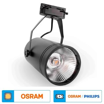 ACK AD30-11931 30 Watt Siyah Kasa LED Ray Spot - OSRAM LED & OSRAM/PHILIPS Driver - Beyaz Işık (6500K)