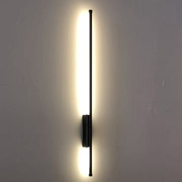 MOLLED MOL8311 9 Watt Siyah/Beyaz 360 Derece Hareketli 60 cm LED Çubuk Aplik - Gün Işığı (3000K)