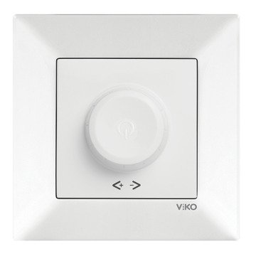 VİKO Novella/Trenda 92605784-P Pro Rotatif Dimmer Düğmesi [Beyaz]
