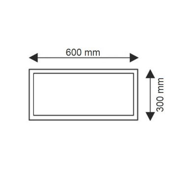 K2 GLOBAL GDL415 25 Watt 30x60 Backlight LED Panel