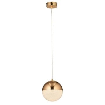 CL-687 Opal Camlı Gold LED Avize