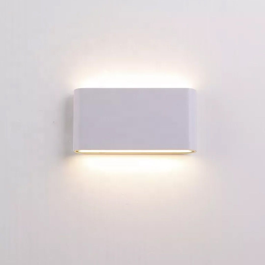 MOLLED MOL8007 10 Watt Beyaz Çift Yönlü Dış Mekan LED Aplik -Metal Gövde - Gün Işığı (3000K)