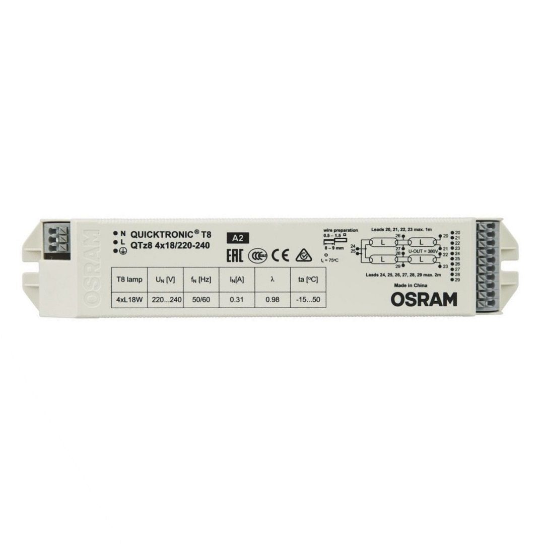 OSRAM QT EZP8 4x18W Elektronik Balast