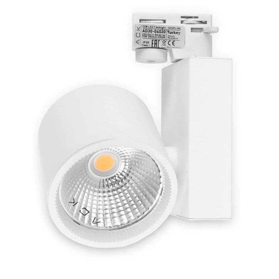 ACK AD30-04030 30 Watt Beyaz Kasa LED Ray Spot - OSRAM LED & OSRAM/PHILIPS Driver - Beyaz Işık (6500K)