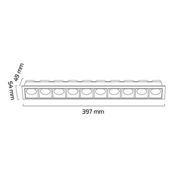 GOYA GY 5111 10x2 Watt Siyah Mini LED Spot
