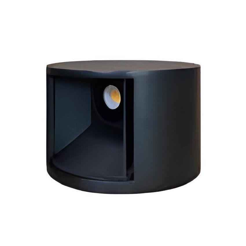 MOLLED MOL8051 6 Watt Siyah/Beyaz Kasa Çift Yönlü Dış Mekan LED Aplik - Gün Işığı (Metal)