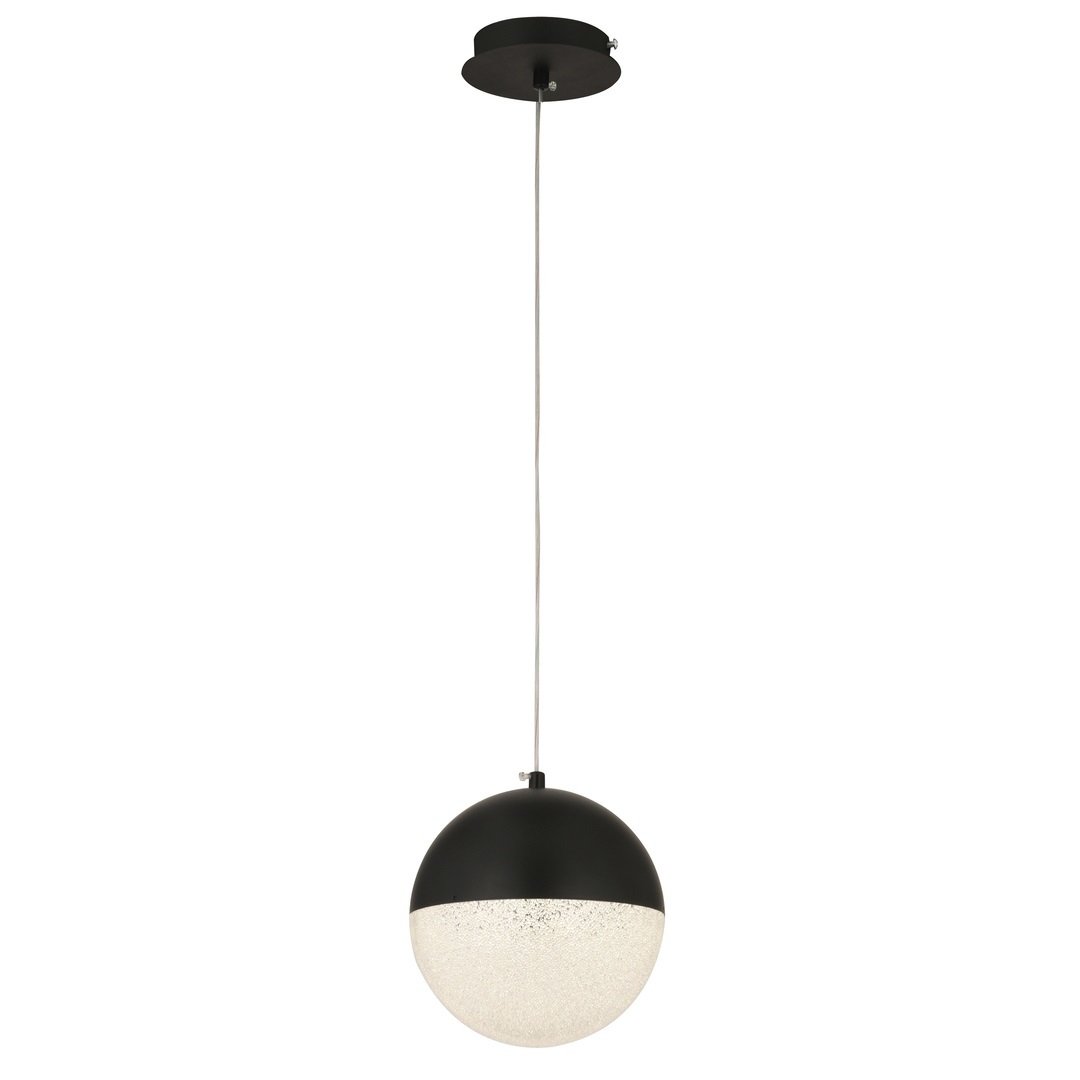 CL-687 Opal Camlı Siyah LED Avize
