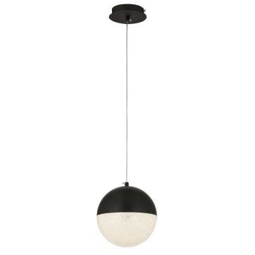 CL-687 Opal Camlı Siyah LED Avize