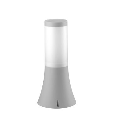 HOROZ 400-001-121 ORKİDE 33 cm Gri Bollard Armatür (Plastik Kasa)
