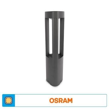 ACK AG43-02102 Dallas7 Watt 50 cm LED Bollard Armatür - OSRAM LED - Gün Işığı (3000K) - Metal Gövde