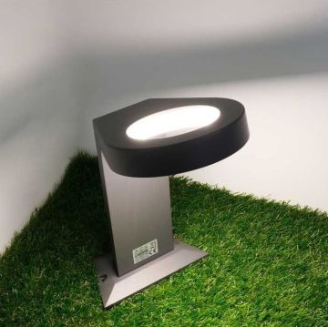 ACK AG43-02902 Teras 7 Watt 30 cm LED Bollard Armatür - OSRAM LED - Gün Işığı (3000K) - Metal Gövde