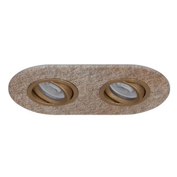 goldX ZE1001-40 2x12 Watt Mardin Taş Desen Doğal Taş Sıva Altı LED Spot (SAMSUNG LED & EAGLERISE Driver)