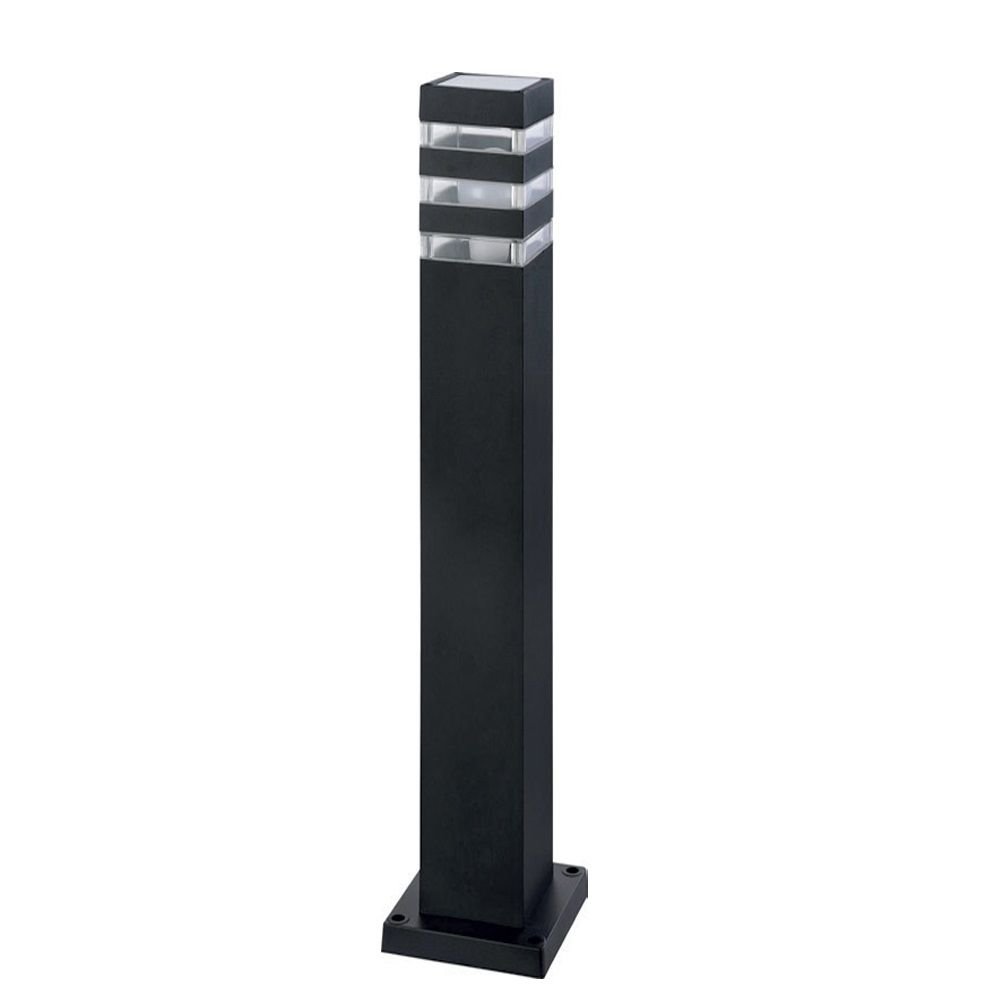 HOROZ 075-017-0004 PALMERA 80 cm Siyah Bollard Armatür (Metal Kasa)