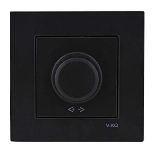 VİKO Novella/Trenda 92605520 Rotatif Dimmer Düğmesi [Siyah]
