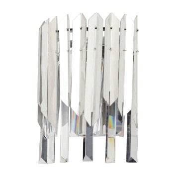 CL-400-Apl Kesme Camlı Krom Modern Aplik