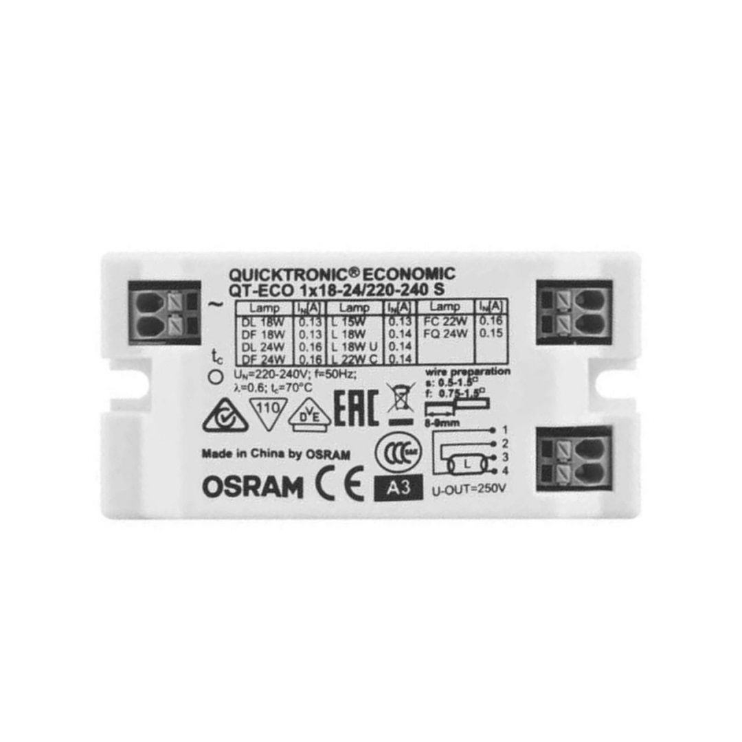 OSRAM QT-T/E 1x18-24W Elektronik Balast