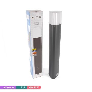 ACK AG36-00062 Hera 80 cm Bollard Armatür (Metal Gövde - E27 Duylu)